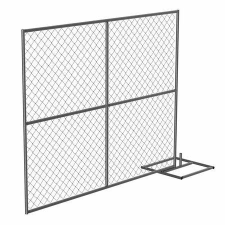 Vestil CONSTRUCTION BARRIER - ADD-ON UNIT HRAIL-A-9072